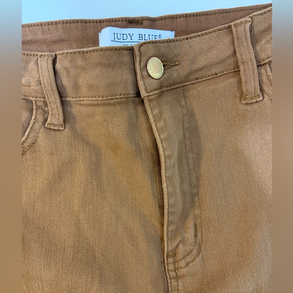Judy Blue Brown Pants Women Brown 13/31 Slim Fit 31 Waist 32 Hips - Picture 4 of 9
